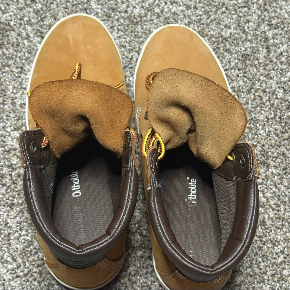 Timberland Women’s size 8.5 Tan and Brown Ankle Boots - Picture 11 of 12